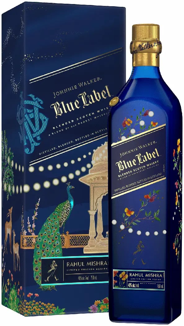 Johnnie Walker Blue Diwali Rahul Mishra Limited Edition Blended Scotch